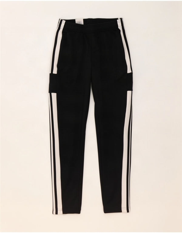 Adidas Boys Aeroready Tracksuit Trousers 11-12 Years Black Colourblock