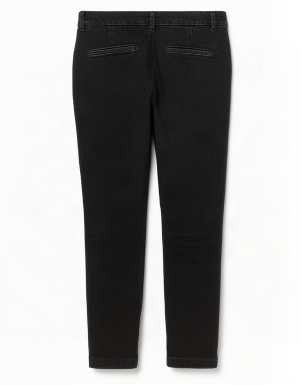 Gap Womens Signature Cropped Trousers US 6 Medium W30 L25 Navy Blue