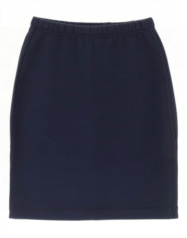 Best Company Womens By Olmes Carretti Straight Skirt Large W32 Navy Blue