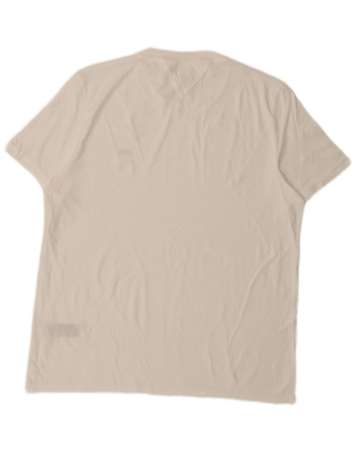Tommy Hilfiger Mens T-Shirt Top 2XL White Cotton