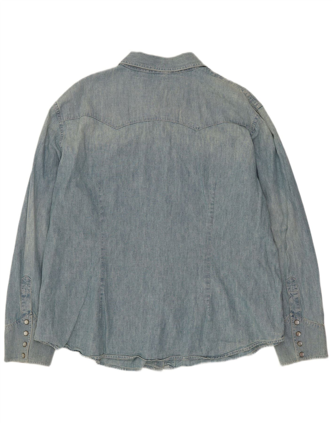 Ralph Lauren Womens Oversized Denim Shirt UK 20 2XL Blue Cotton