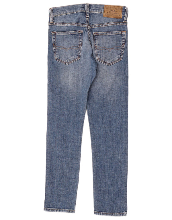 Polo Ralph Lauren Girls Slim Jeans 7-8 Years W24 L24 Blue Cotton