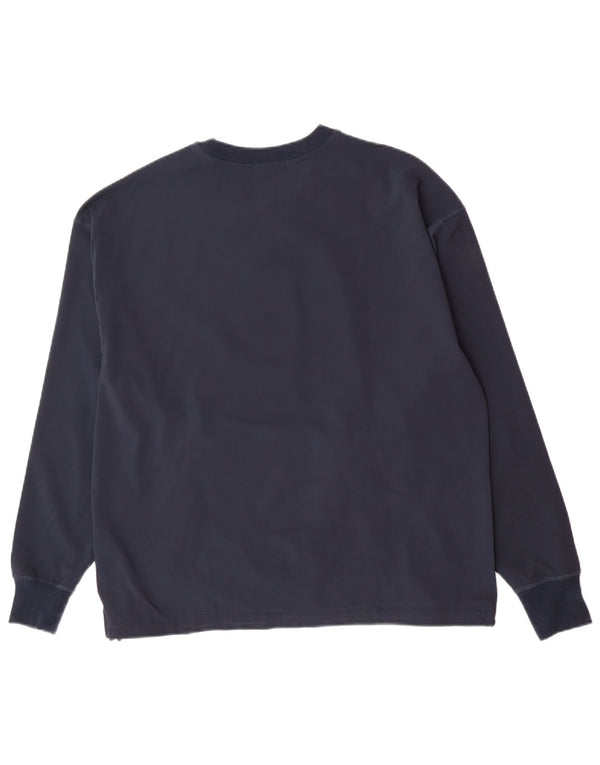 Jack Wills Mens Oversized Sweatshirt Jumper Medium Navy Blue Polyester