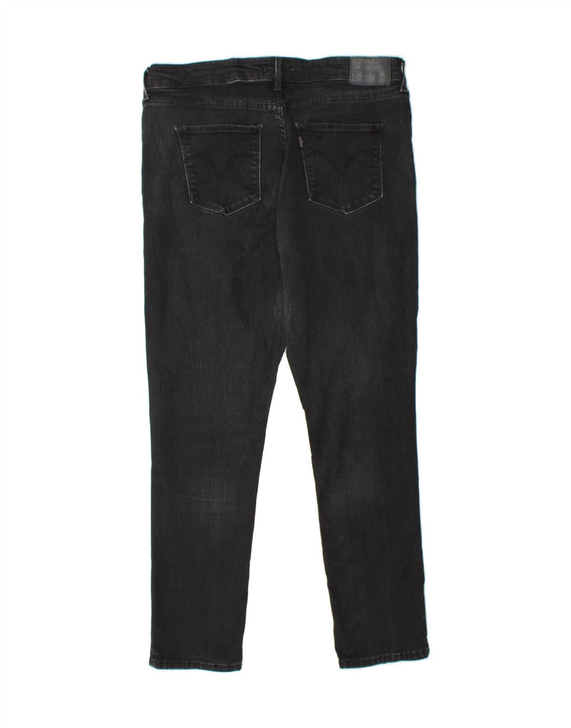 LEVI'S Womens Mid Rise Skinny Jeans US 16 2XL W34 L29 Black Cotton Vintage Levi's and Second-Hand Levi's from Messina Hembry 