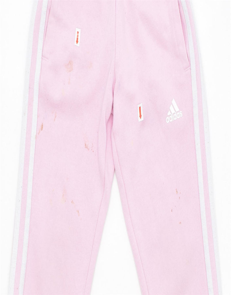 ADIDAS Girls Tracksuit Trousers Joggers 5-6 Years Pink Cotton | Vintage | Thrift | Second-Hand | Used Clothing | Messina Hembry 