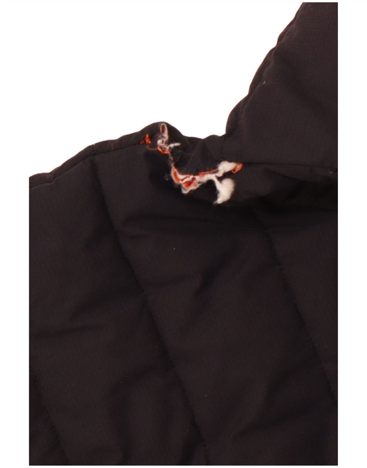 FAT FACE Mens Padded Jacket UK 44 2XL Black Cotton