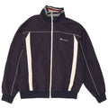 CHAMPION Mens Tracksuit Top Jacket  XL Navy Blue Colourblock Polyester