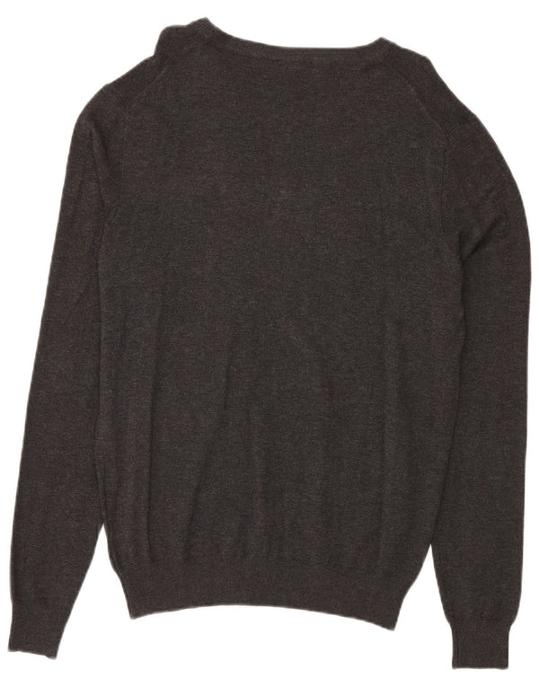 Sergio Tacchini Mens Crew Neck Jumper Sweater XL Grey Viscose