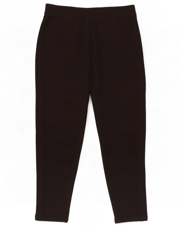 Marks & Spencer Womens Capri Trousers UK 10 Small W28 L23 Black Viscose