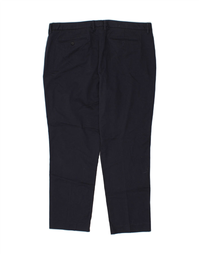 BONOBOS Womens Slim Chino Trousers W40 L29 Navy Blue Cotton Vintage BONOBOS and Second-Hand BONOBOS from Messina Hembry 