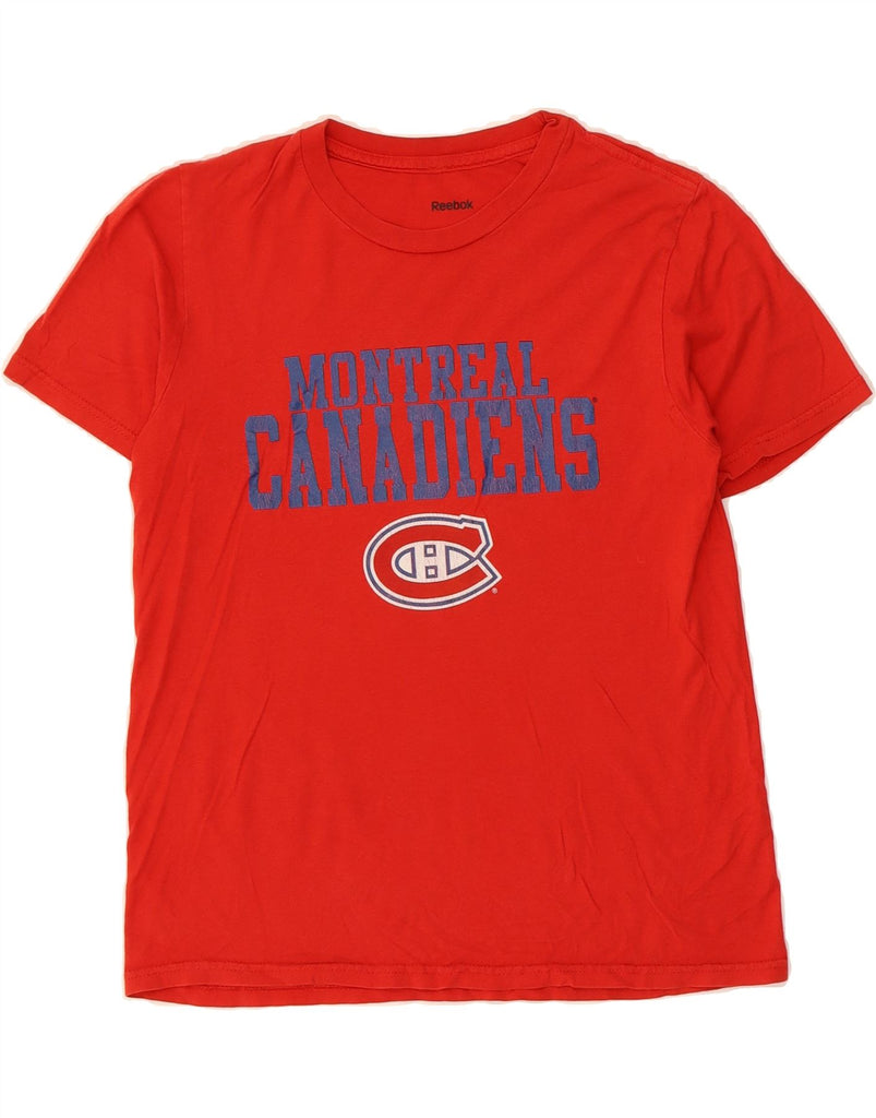 REEBOK Boys Montreal Canadiens Graphic T-Shirt Top 14-15 Years Large  Red Vintage Reebok and Second-Hand Reebok from Messina Hembry 
