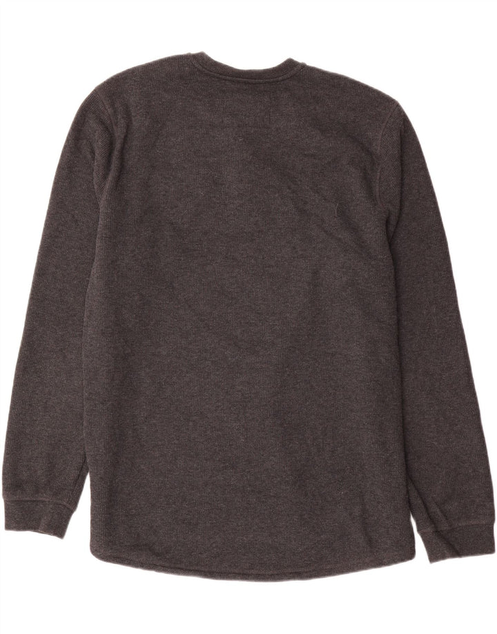 Lee Mens Regular Fit Sweatshirt Jumper XL Grey Flecked Cotton