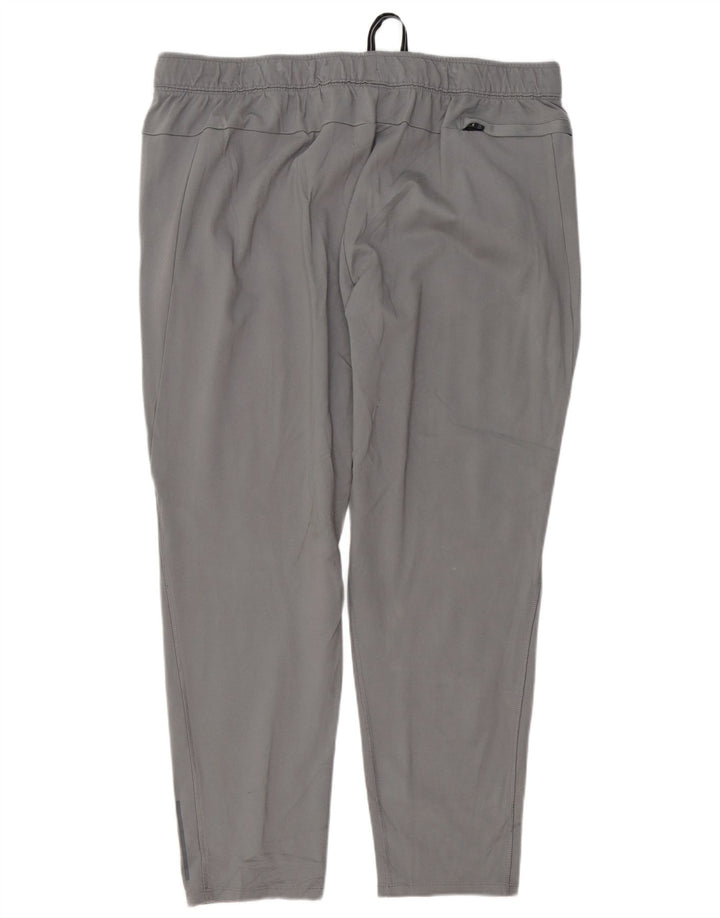 RUSSELL ATHLETIC Mens Tracksuit Trousers 2XL Grey Polyester