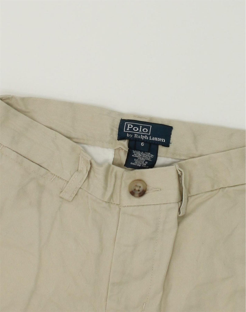 POLO RALPH LAUREN Boys Straight Chino Trousers 5-6 Years W22 L21 Beige | Vintage Polo Ralph Lauren | Thrift | Second-Hand Polo Ralph Lauren | Used Clothing | Messina Hembry 