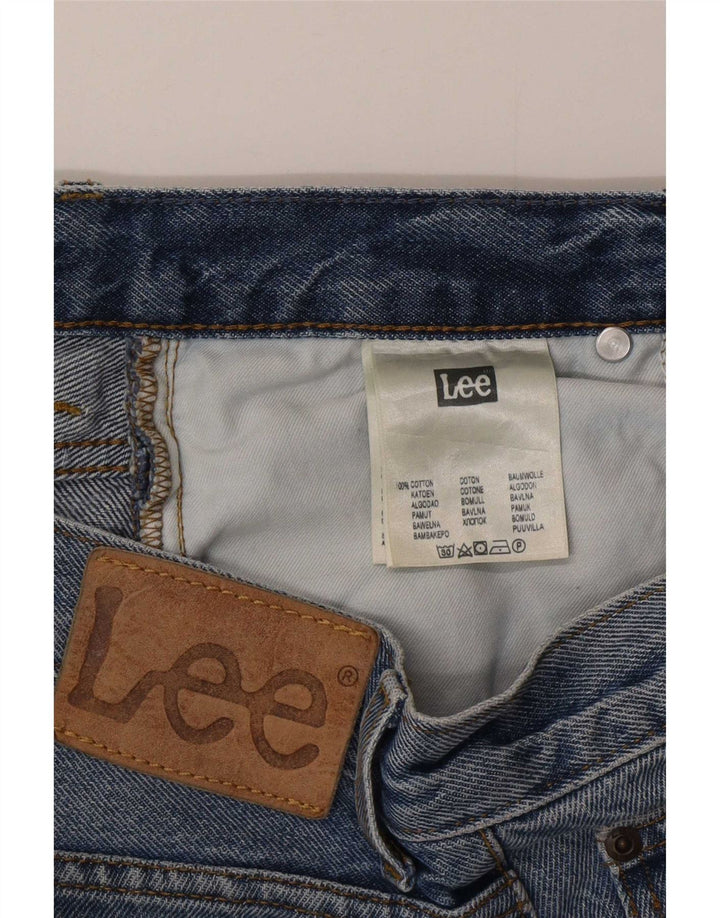 Lee Mens Denim Shorts W30 Medium Blue Cotton
