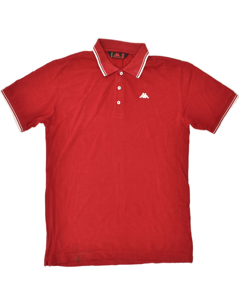 KAPPA Mens Polo Shirt Large Red Cotton | Vintage Kappa | Thrift | Second-Hand Kappa | Used Clothing | Messina Hembry 