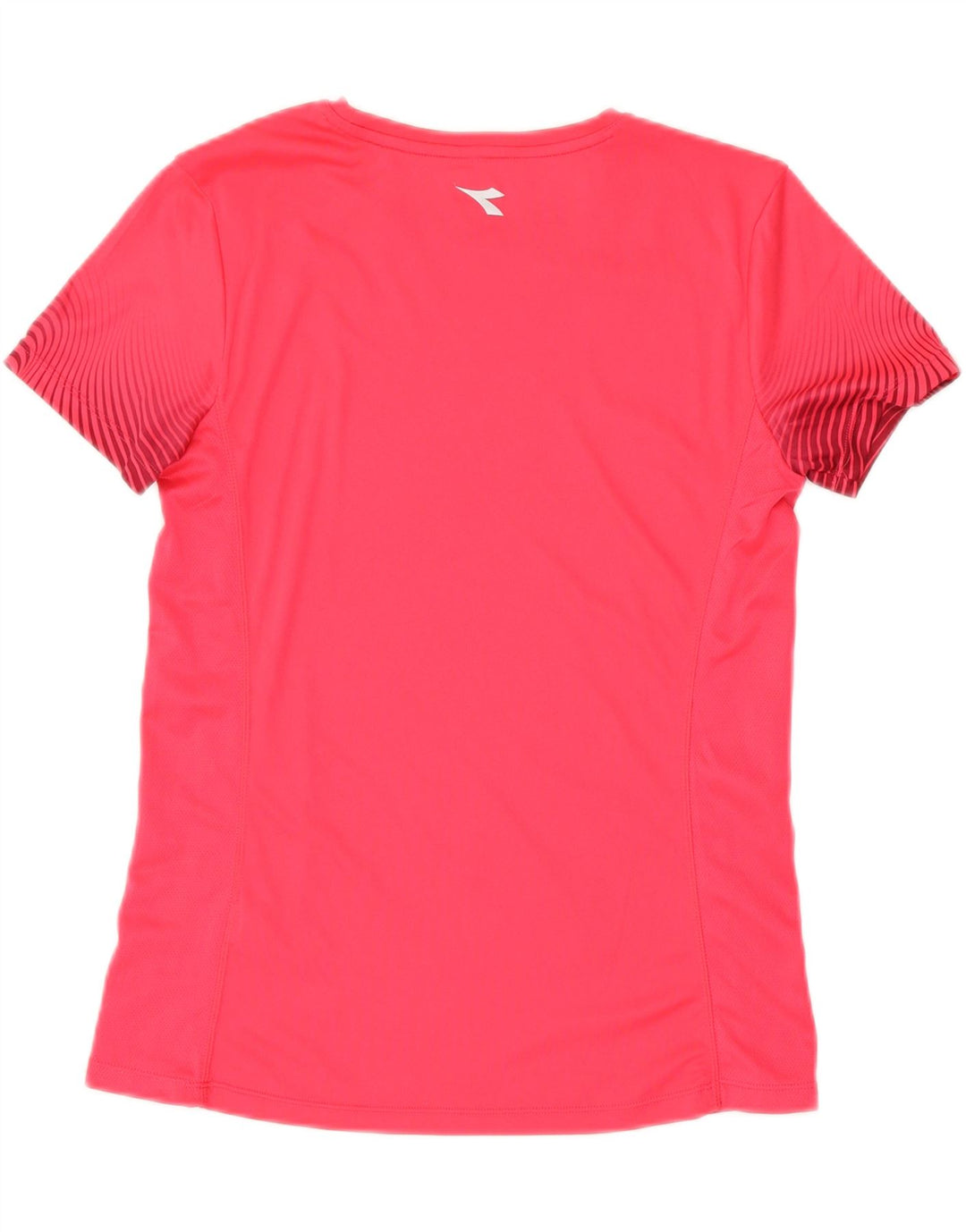 Diadora Womens T-Shirt Top UK 14 Large Pink Polyester