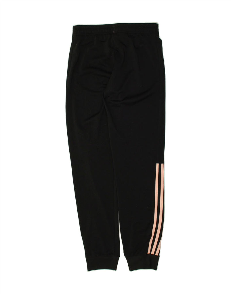 ADIDAS Girls Tracksuit Trousers Joggers 13-14 Years Black Polyester | Vintage Adidas | Thrift | Second-Hand Adidas | Used Clothing | Messina Hembry 