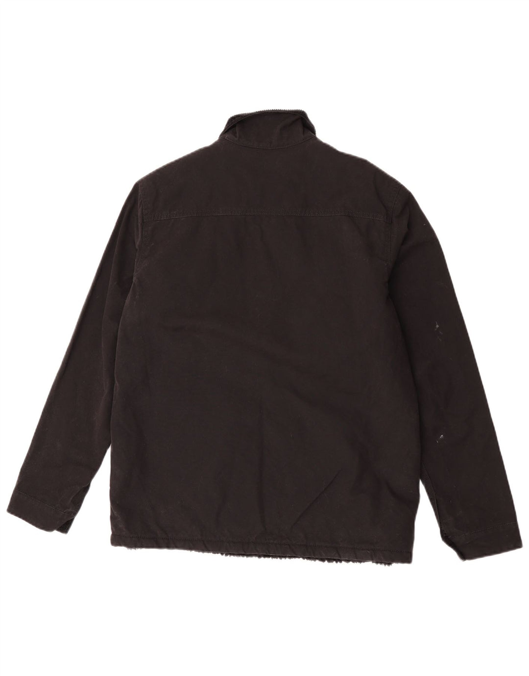 Superdry Mens Sherpa Utility Jacket UK 36 Small Black Cotton