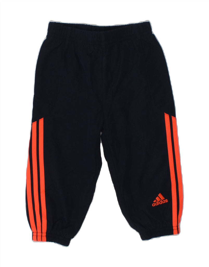 ADIDAS Baby Boys Joggers Tracksuit Trousers 9-12 Months Navy Blue | Vintage Adidas | Thrift | Second-Hand Adidas | Used Clothing | Messina Hembry 