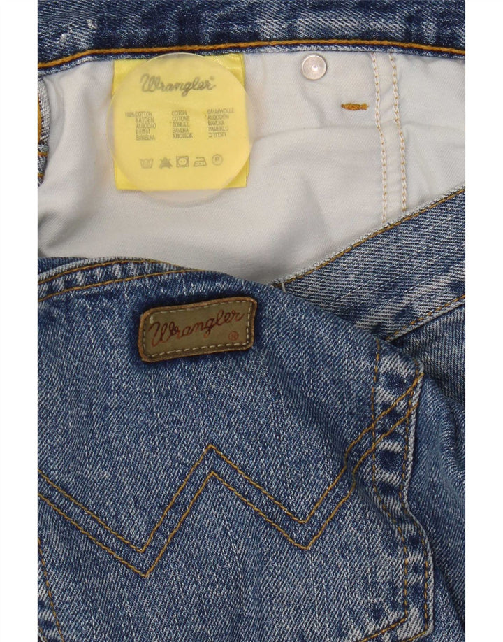Wrangler Mens Texas Straight Jeans W38 L30 Blue Cotton