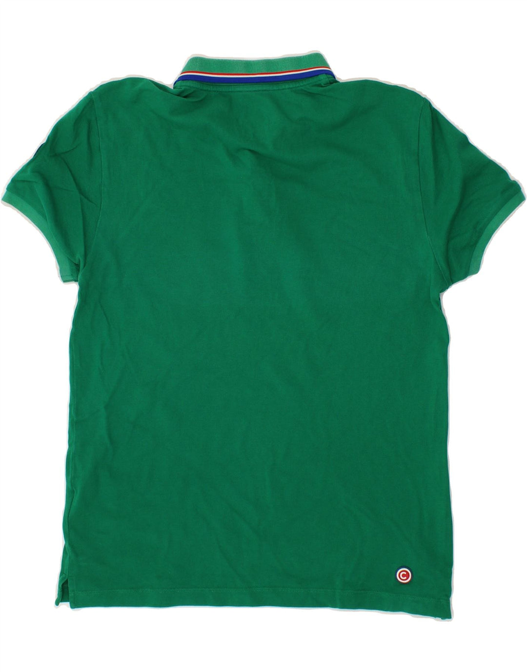 COLMAR Mens Polo Shirt Small Green Cotton Vintage Colmar and Second-Hand Colmar from Messina Hembry 