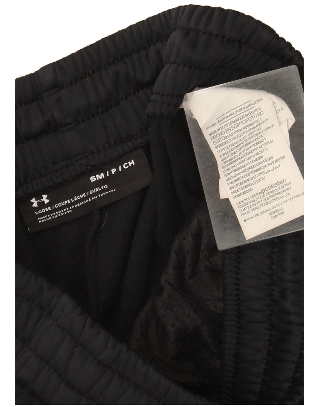 Under Armour Mens Tracksuit Trousers Joggers Small W28 L30 Black Polyester