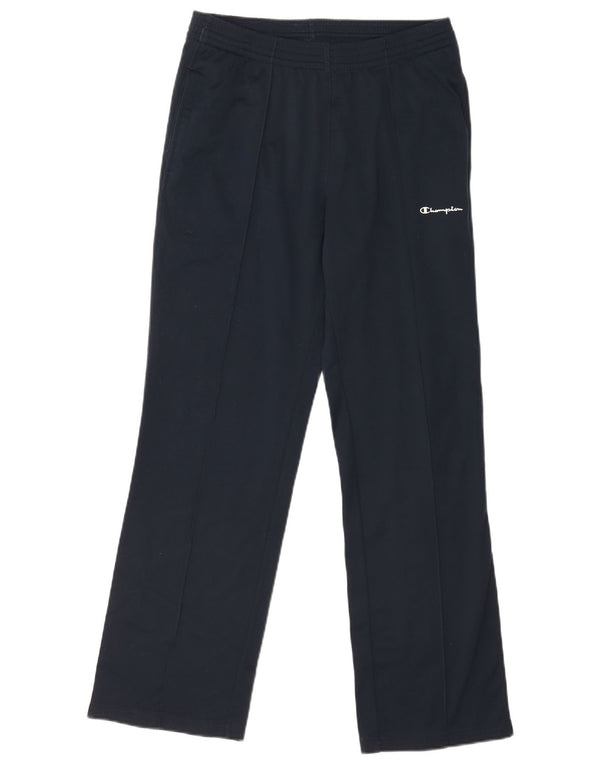 Champion Mens Tracksuit Trousers Small Navy Blue Polyester
