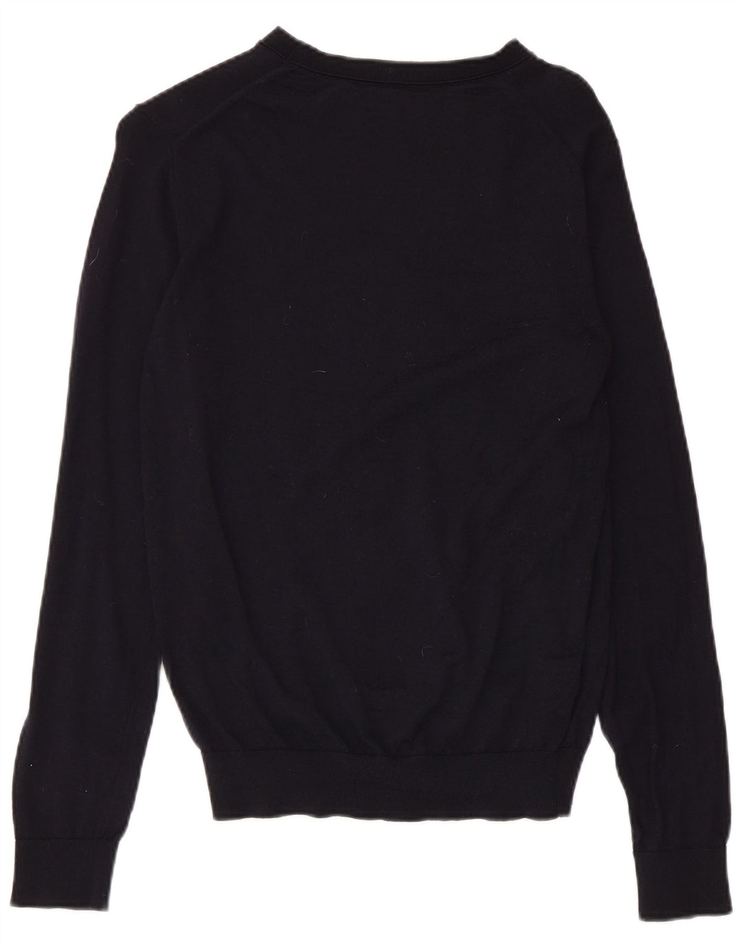 REISS Womens Boat Neck Jumper Sweater UK 12 Medium Navy Blue Wool