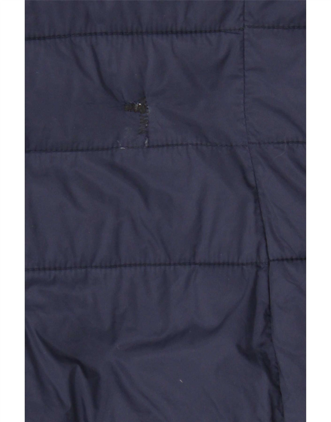 Lacoste Womens Padded Coat Size 38 Medium Navy Blue Polyamide
