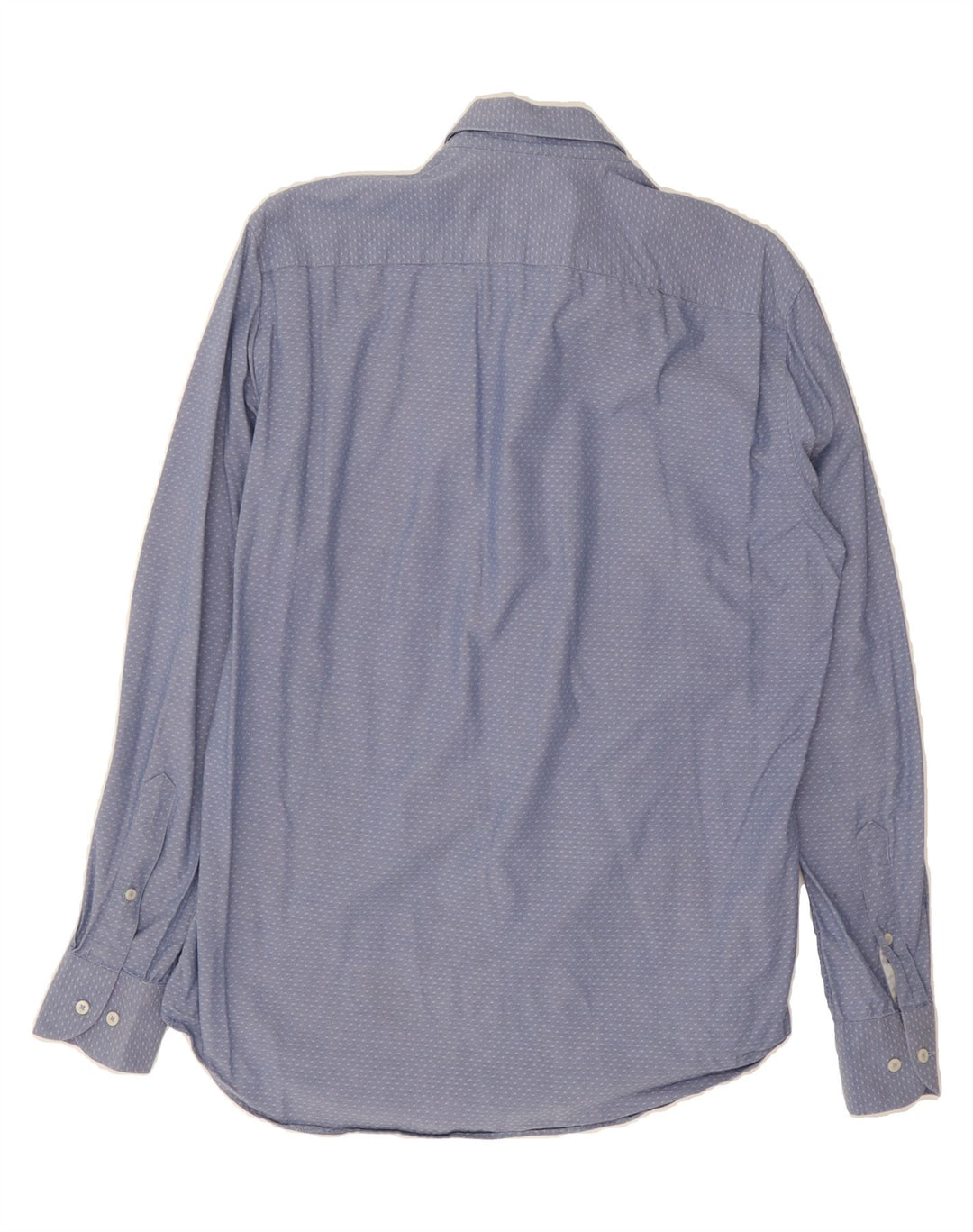 TOMMY HILFIGER Mens Tailored Fit Shirt Size 40 15 3/4 Medium Blue Spotted Vintage Tommy Hilfiger and Second-Hand Tommy Hilfiger from Messina Hembry 