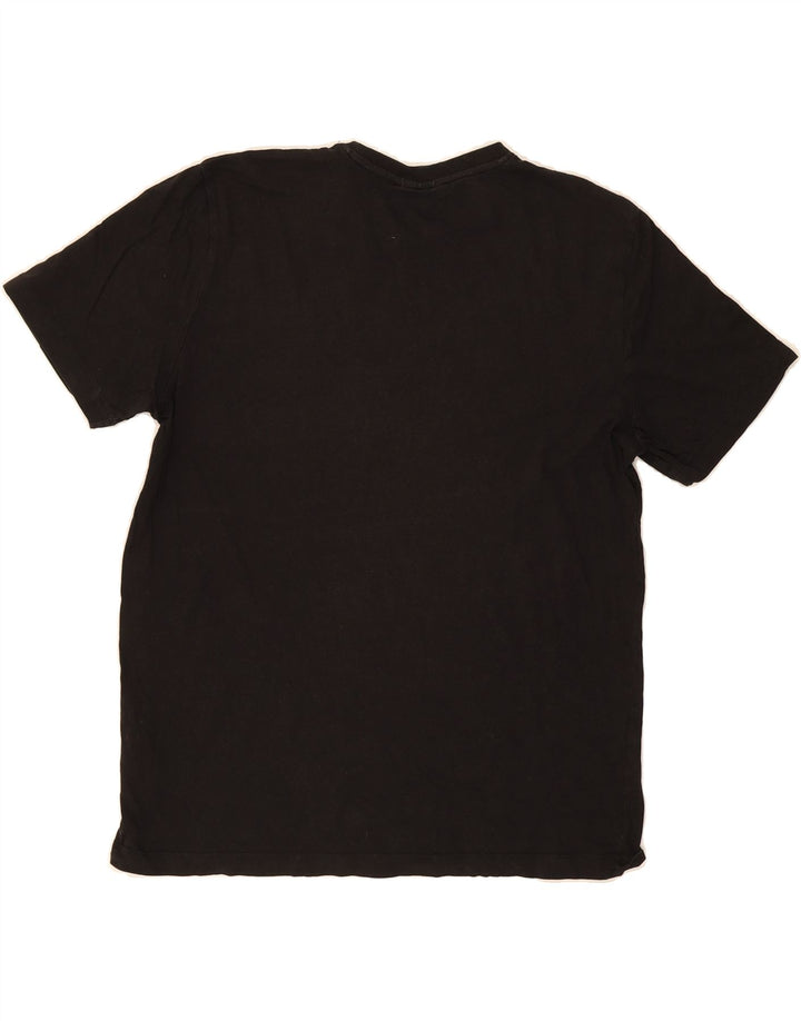 KAPPA Womens T-Shirt Top UK 16 Large Black Cotton Vintage Kappa and Second-Hand Kappa from Messina Hembry 