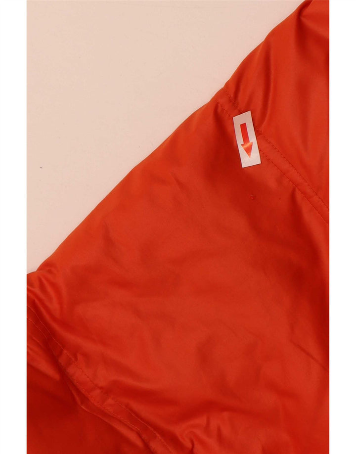 Fila Mens Hooded Padded Jacket UK 36 Small Orange Polyester
