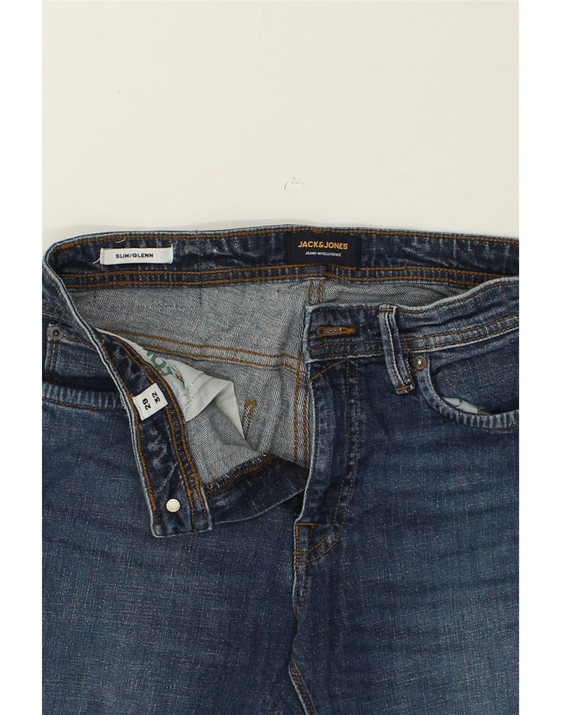 JACK & JONES Mens GLENN Slim Jeans W29 L32  Blue Cotton | Vintage Jack & Jones | Thrift | Second-Hand Jack & Jones | Used Clothing | Messina Hembry 