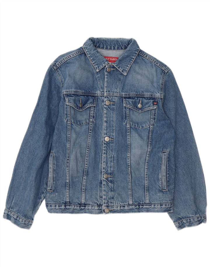 Wild Jeans Womens Denim Jacket UK 18 XL Blue Cotton