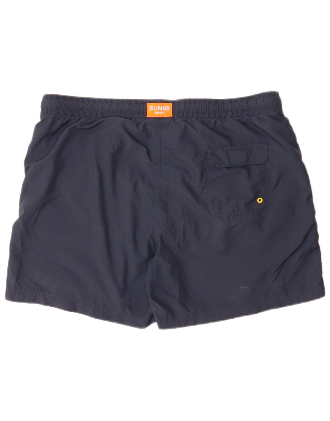 Sun68 Mens Swimming Shorts 2XL Navy Blue Polyester