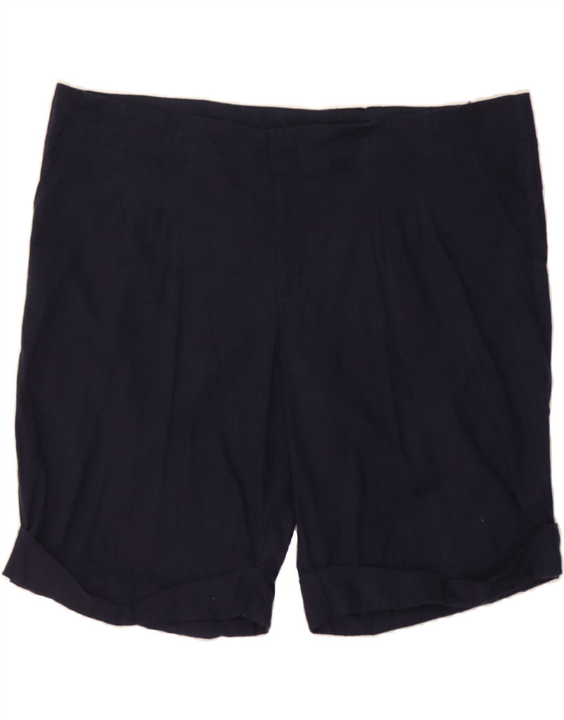 MOSSIMO Womens Chino Shorts US 18 2XL W40  Navy Blue Linen Vintage Mossimo and Second-Hand Mossimo from Messina Hembry 