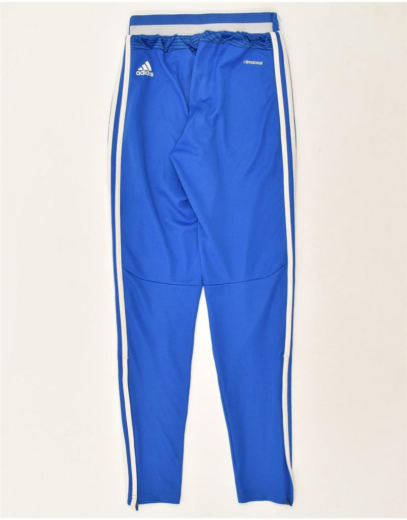 ADIDAS Womens Climacool Tracksuit Trousers UK 4 XS Blue Polyester | Vintage Adidas | Thrift | Second-Hand Adidas | Used Clothing | Messina Hembry 