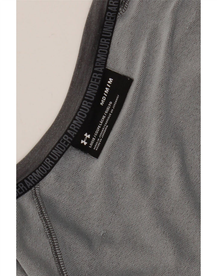 Under Armour Womens Graphic Loose Fit Sweatshirt Jumper UK 14 Medium Grey