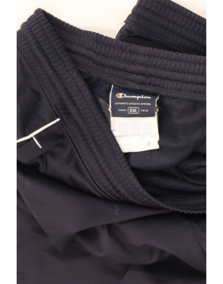 Champion Mens Tracksuit Trousers 2XL Navy Blue Polyester