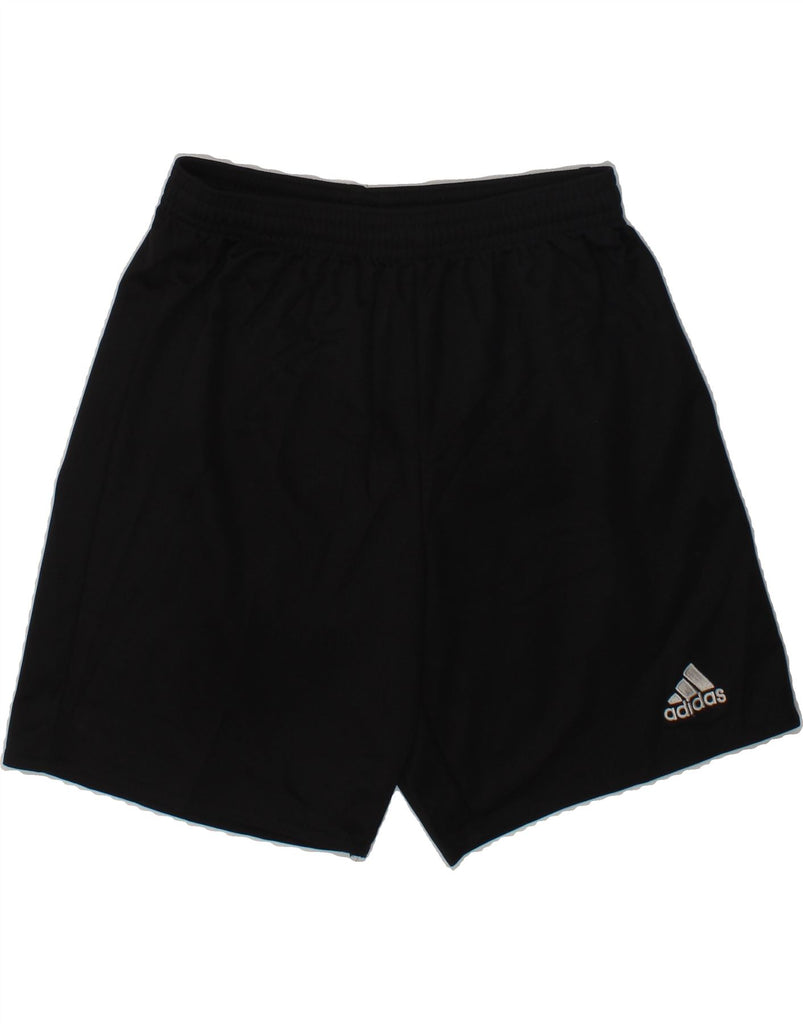 ADIDAS Boys Sport Shorts 11-12 Years Black Polyester | Vintage Adidas | Thrift | Second-Hand Adidas | Used Clothing | Messina Hembry 