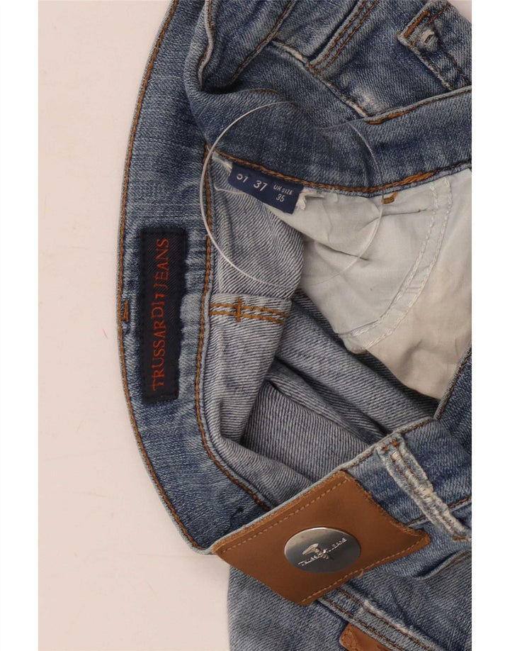 Trussardi Womens Straight Jeans W35 L27 Blue
