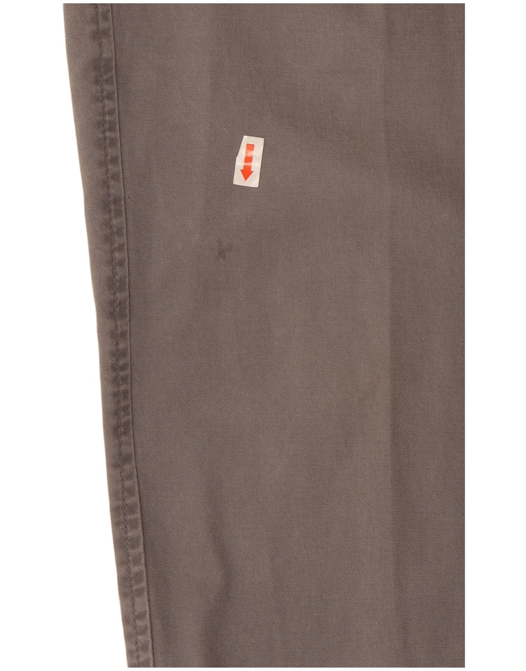 Marks & Spencer Mens Straight Chino Trousers W34 L29 Grey Cotton