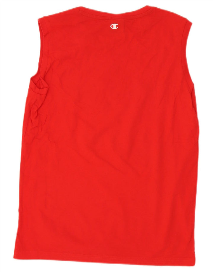 Champion Boys Graphic Vest Top 13-14 Years XL Red