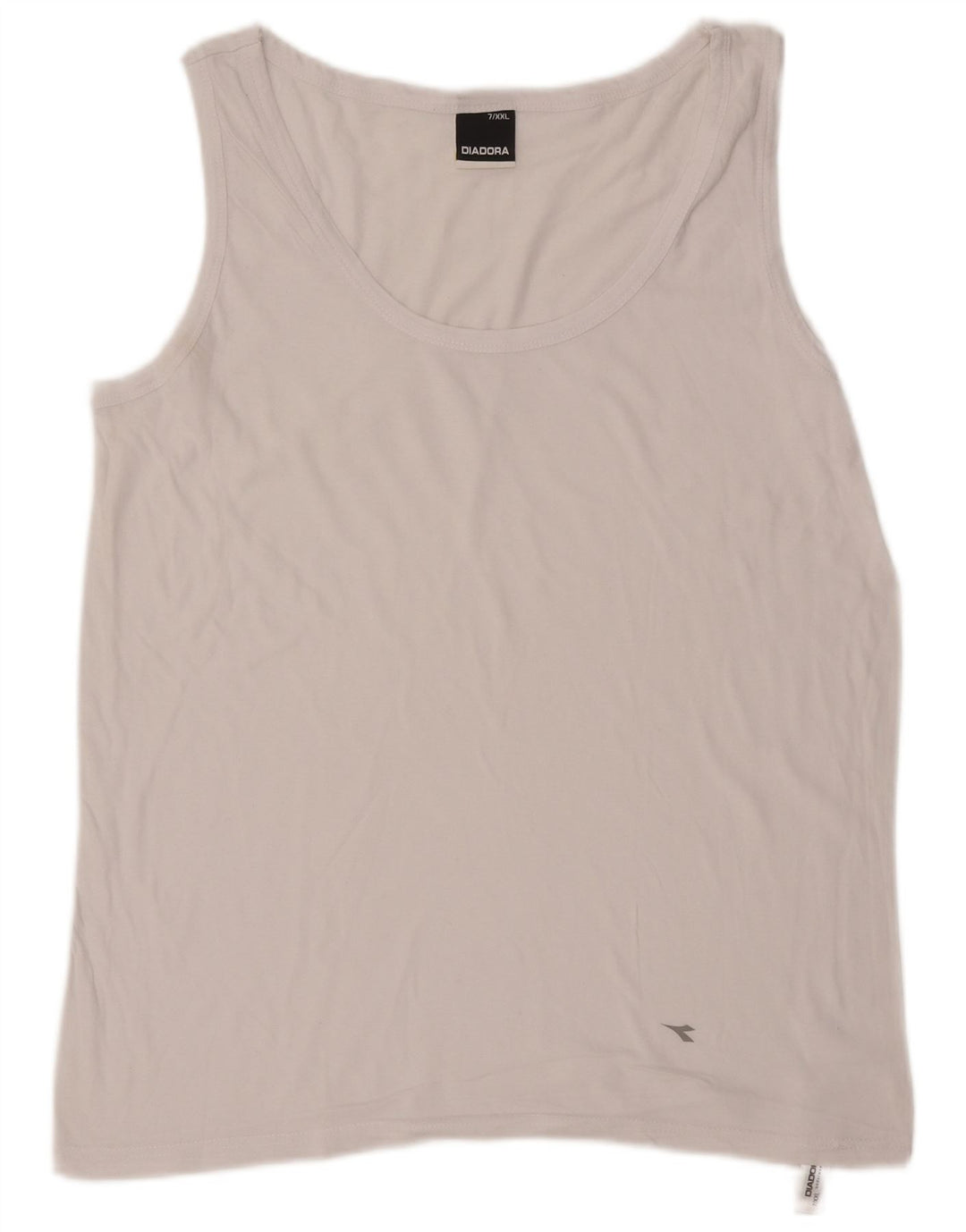 Diadora Mens Vest Top 2XL White Cotton