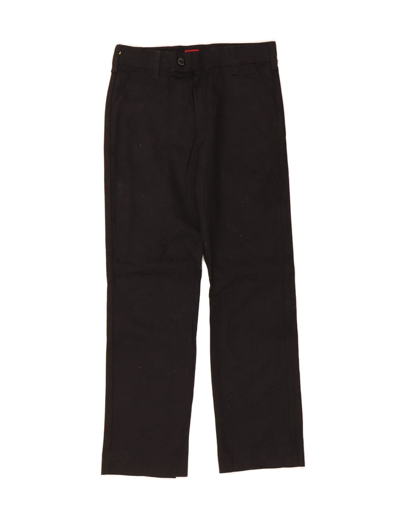 DICKIES Boys Straight Chino Trousers 7-8 Years W26 L24 Black Cotton Vintage Dickies and Second-Hand Dickies from Messina Hembry 