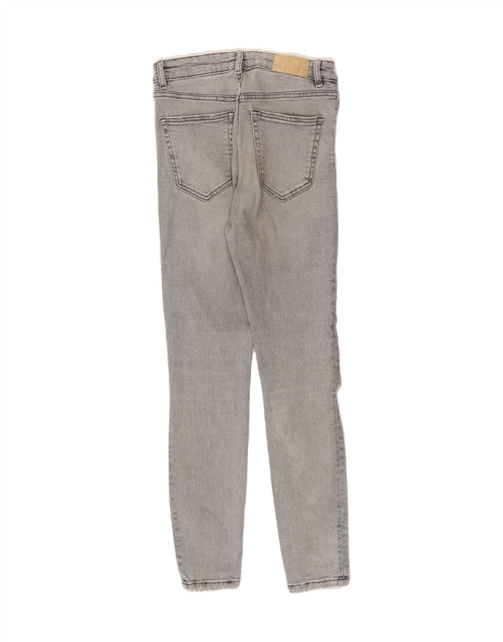 ZARA Womens Distressed Skinny Jeans EU 38 Small W28 L27 Grey Vintage Zara and Second-Hand Zara from Messina Hembry 