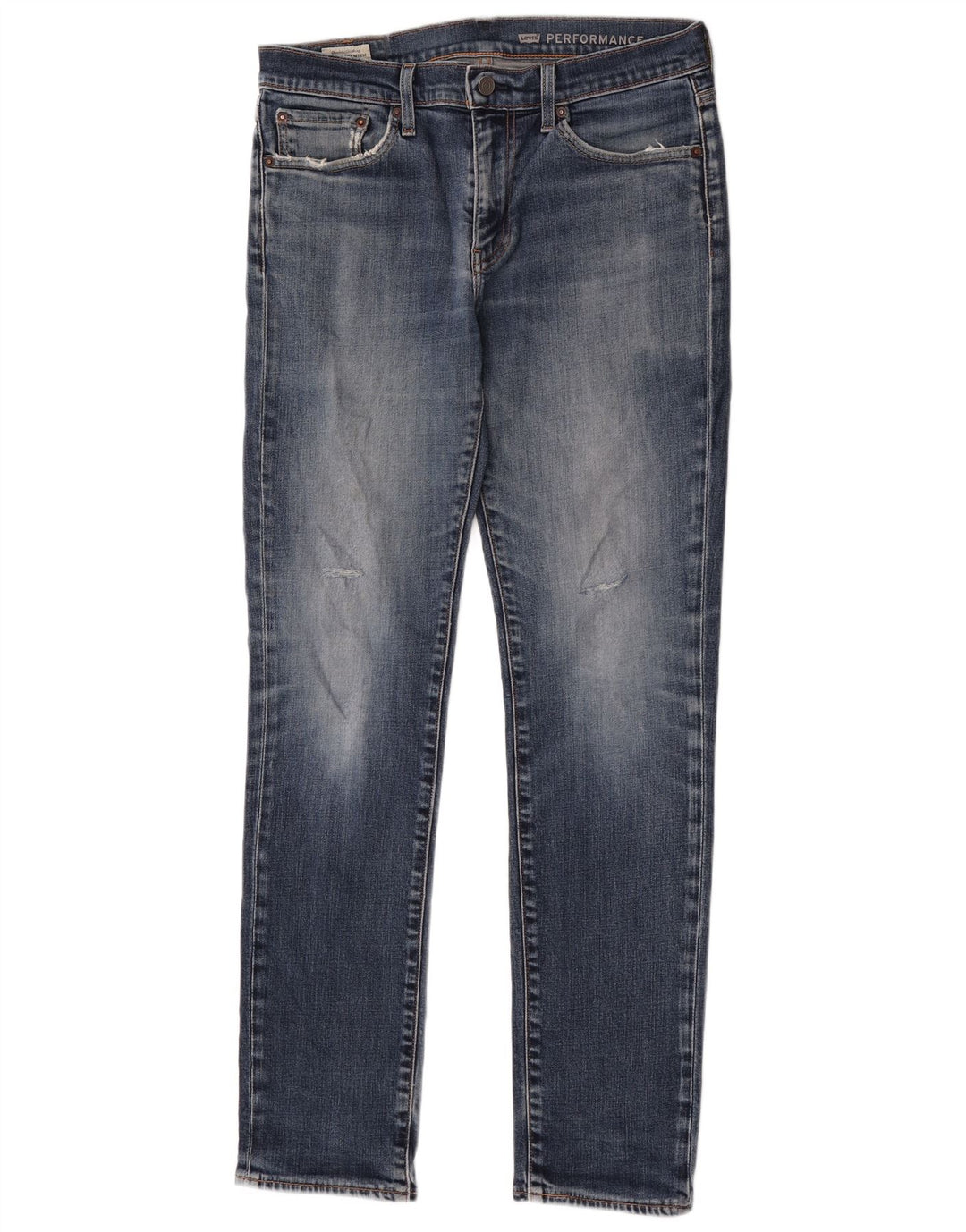 Levi's Womens 511 Slim Jeans W32 L34 Blue Cotton