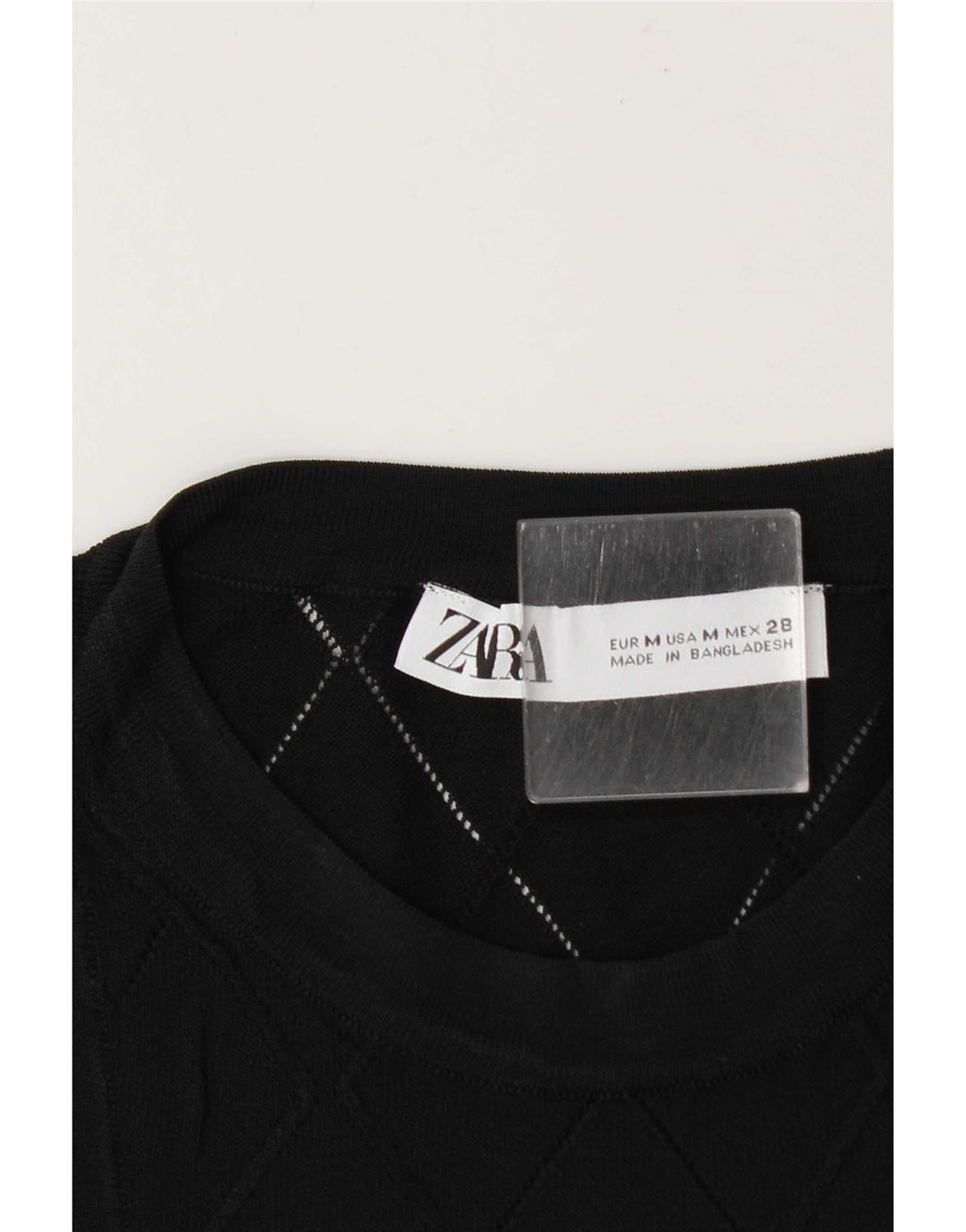 Zara Womens Vest Top UK 12 Medium Black