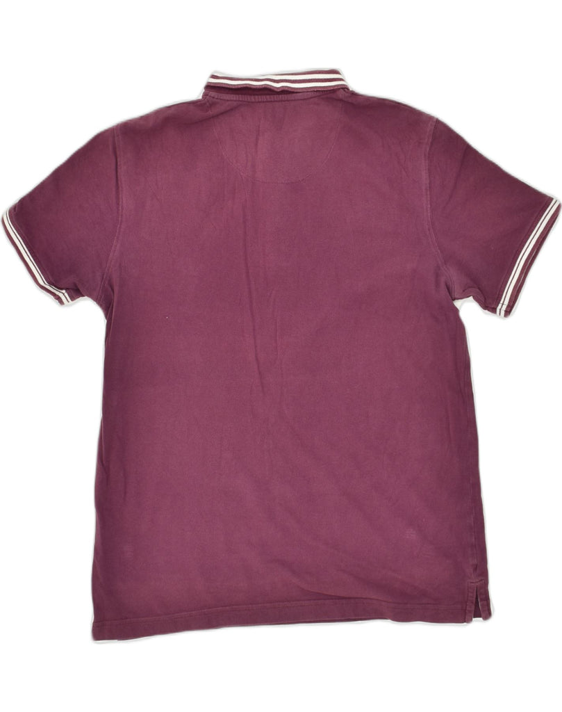 DACK'S Mens Polo Shirt Medium Burgundy Cotton | Vintage Dack's | Thrift | Second-Hand Dack's | Used Clothing | Messina Hembry 